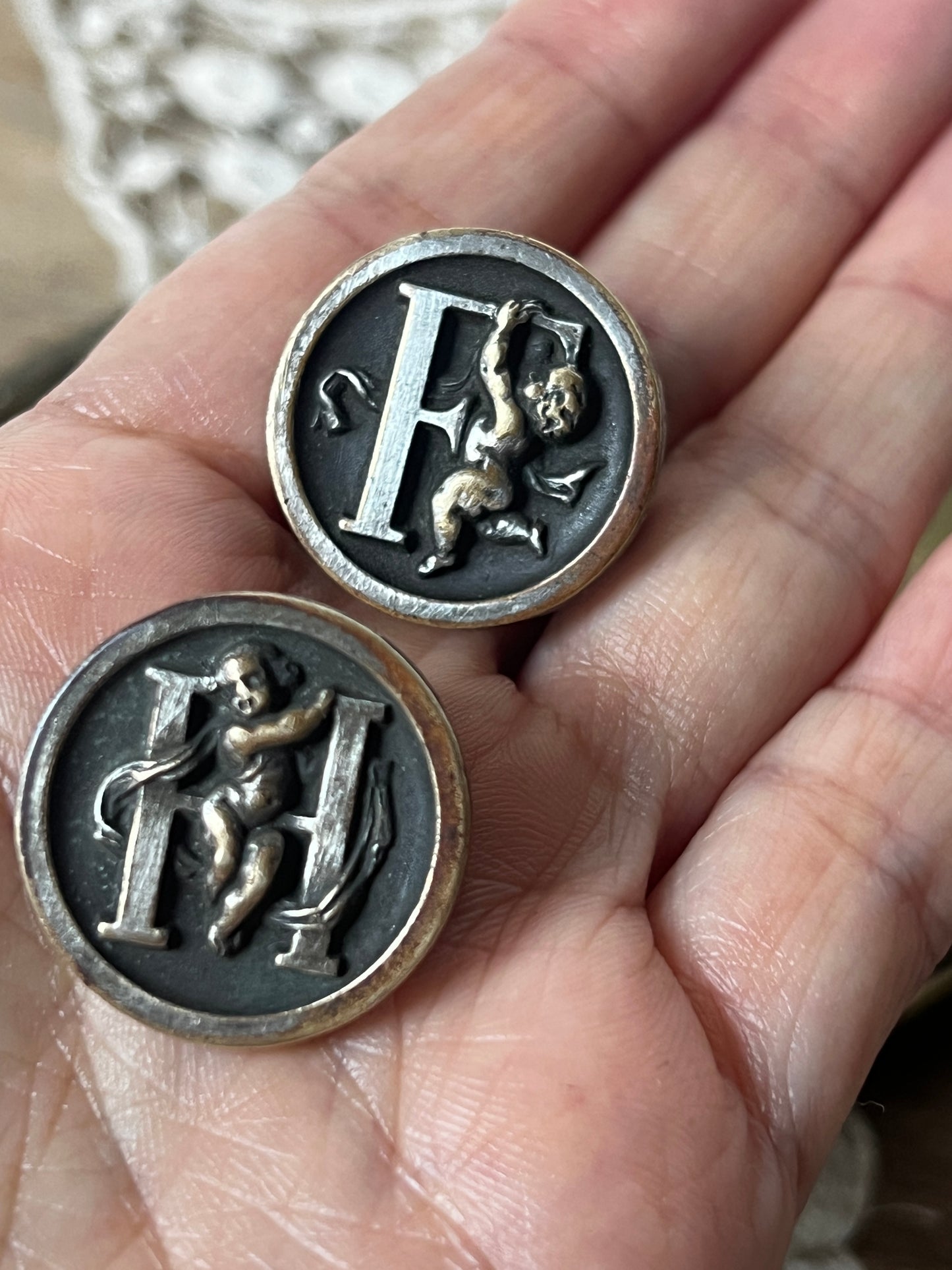 天使とアルファベットの装飾セット