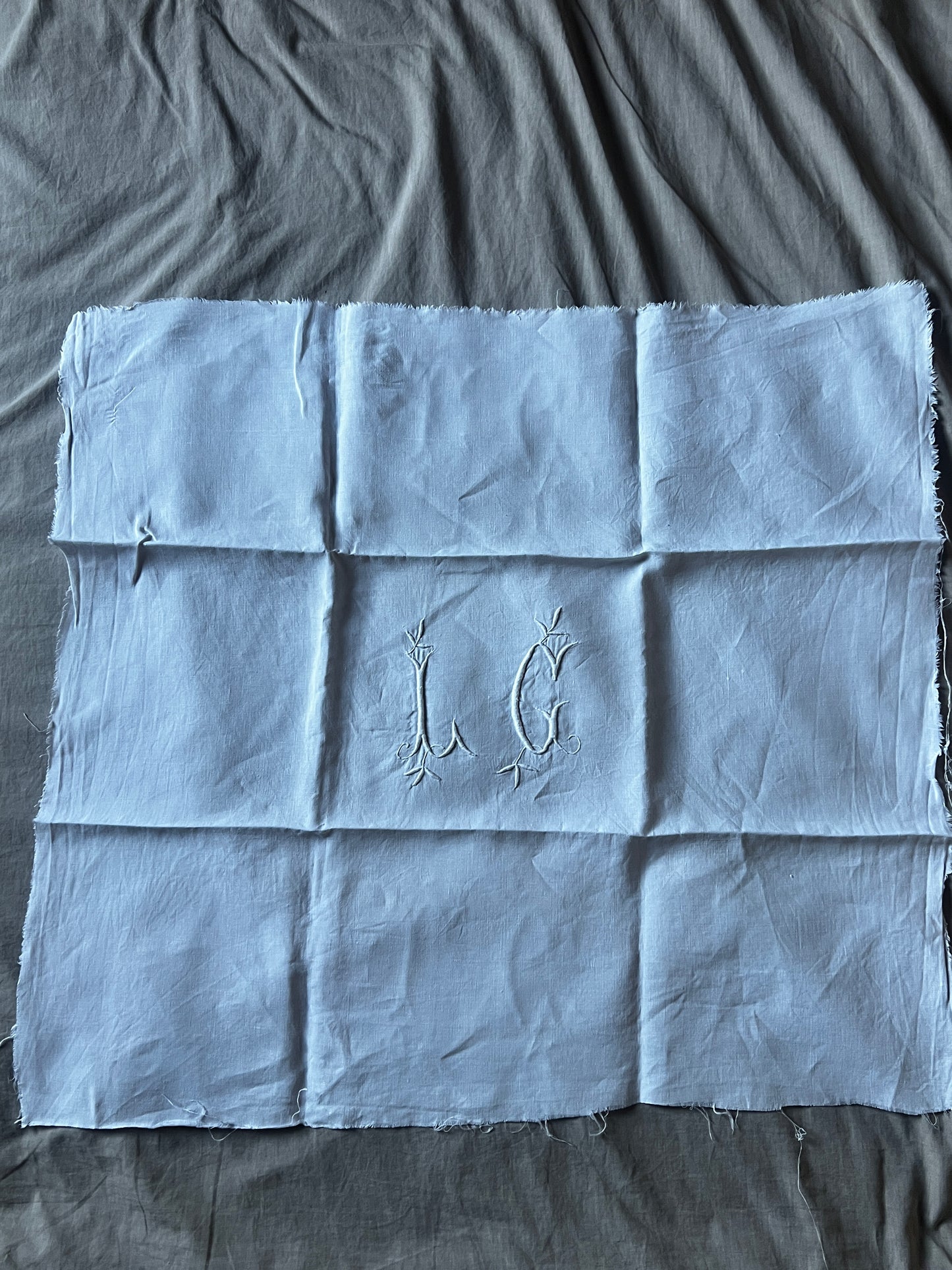 モノグラム刺繍端布セット