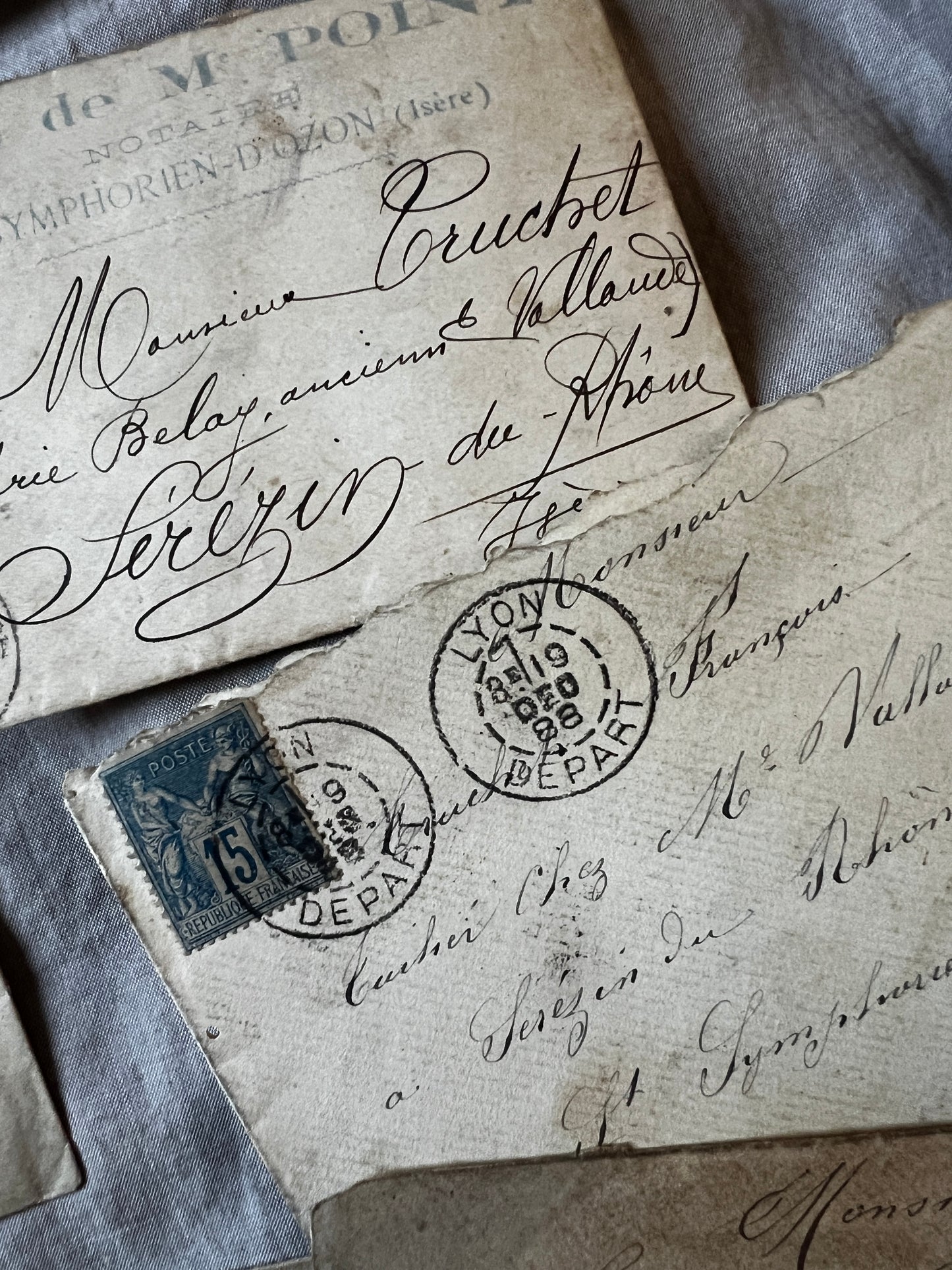 19世紀の手紙束(封筒)