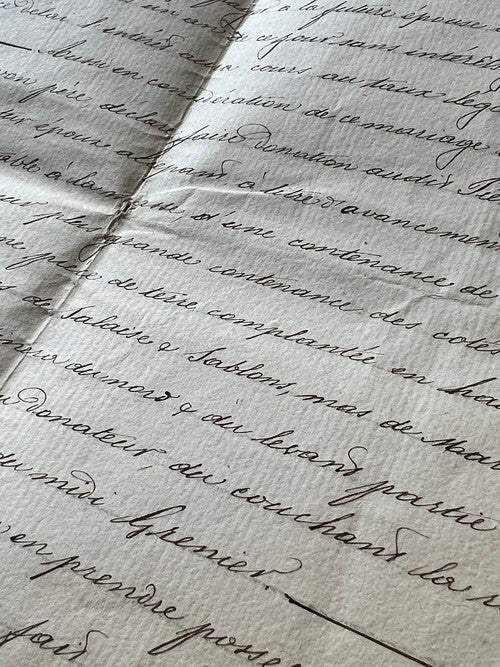 ★19世紀手描き書類