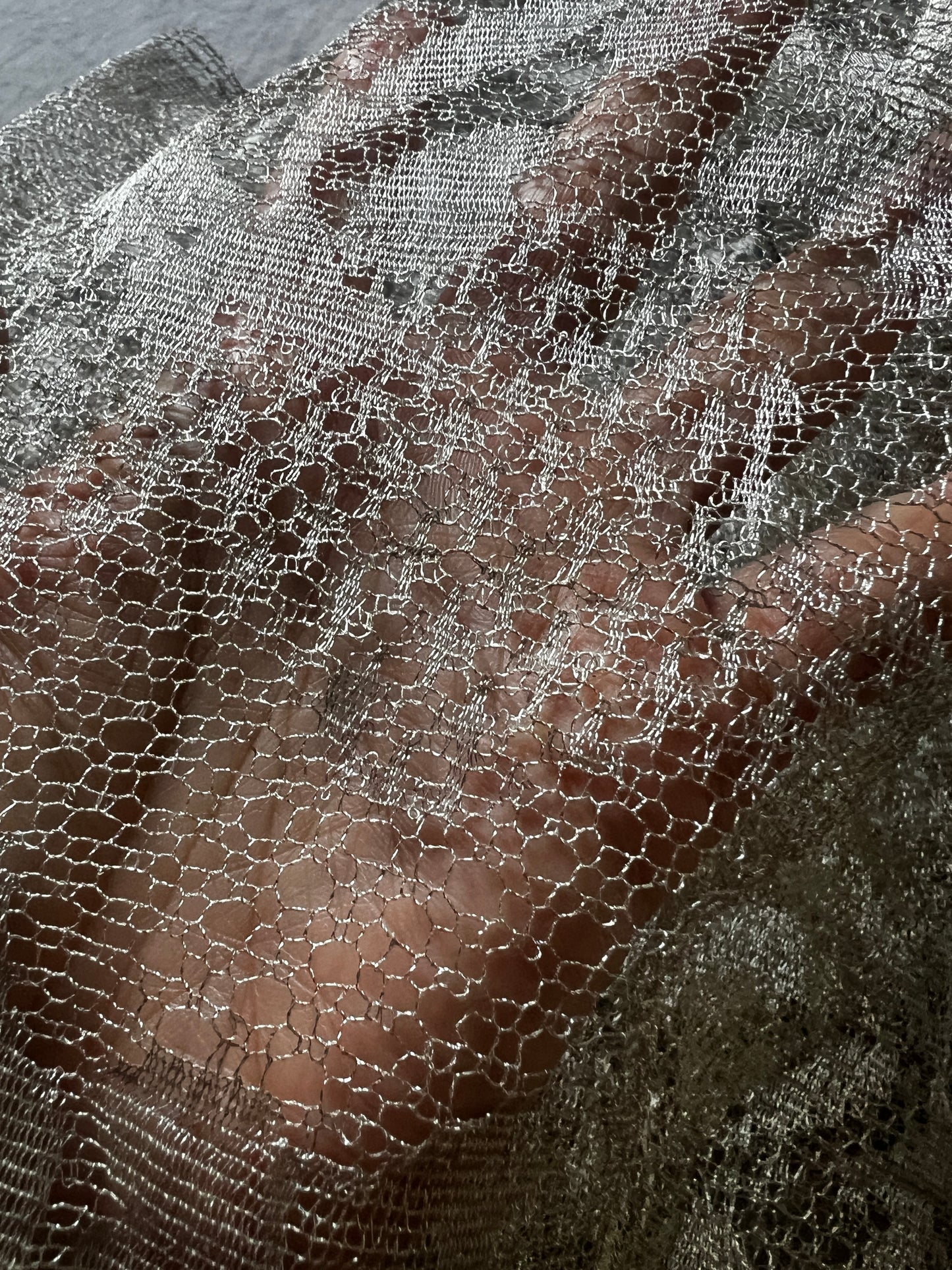 大ロットメタルヤーンレース