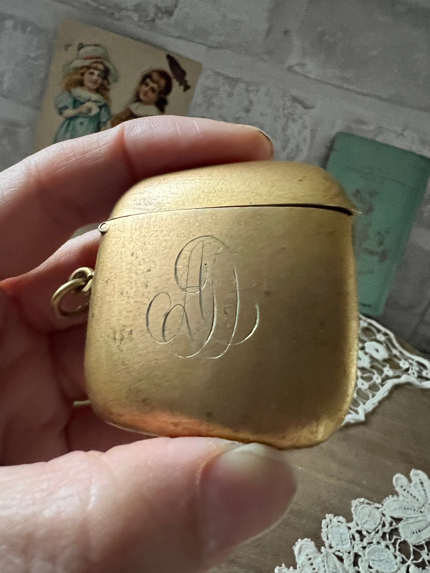 真鍮製小物ケース