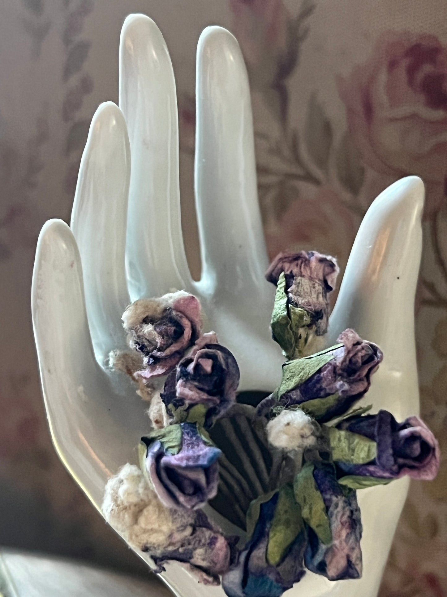 ★ハンドモチーフの花挿し