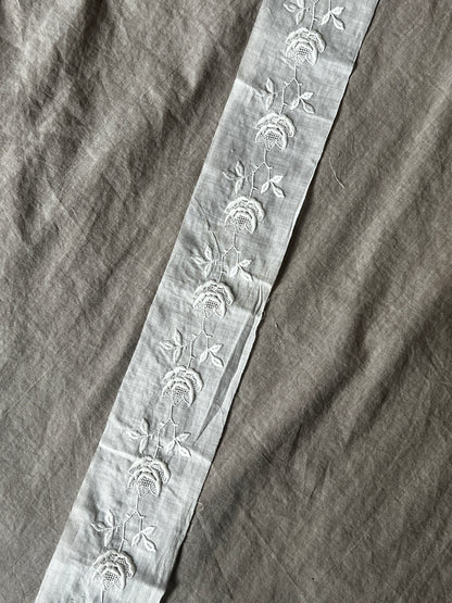 白刺繍トリムセット