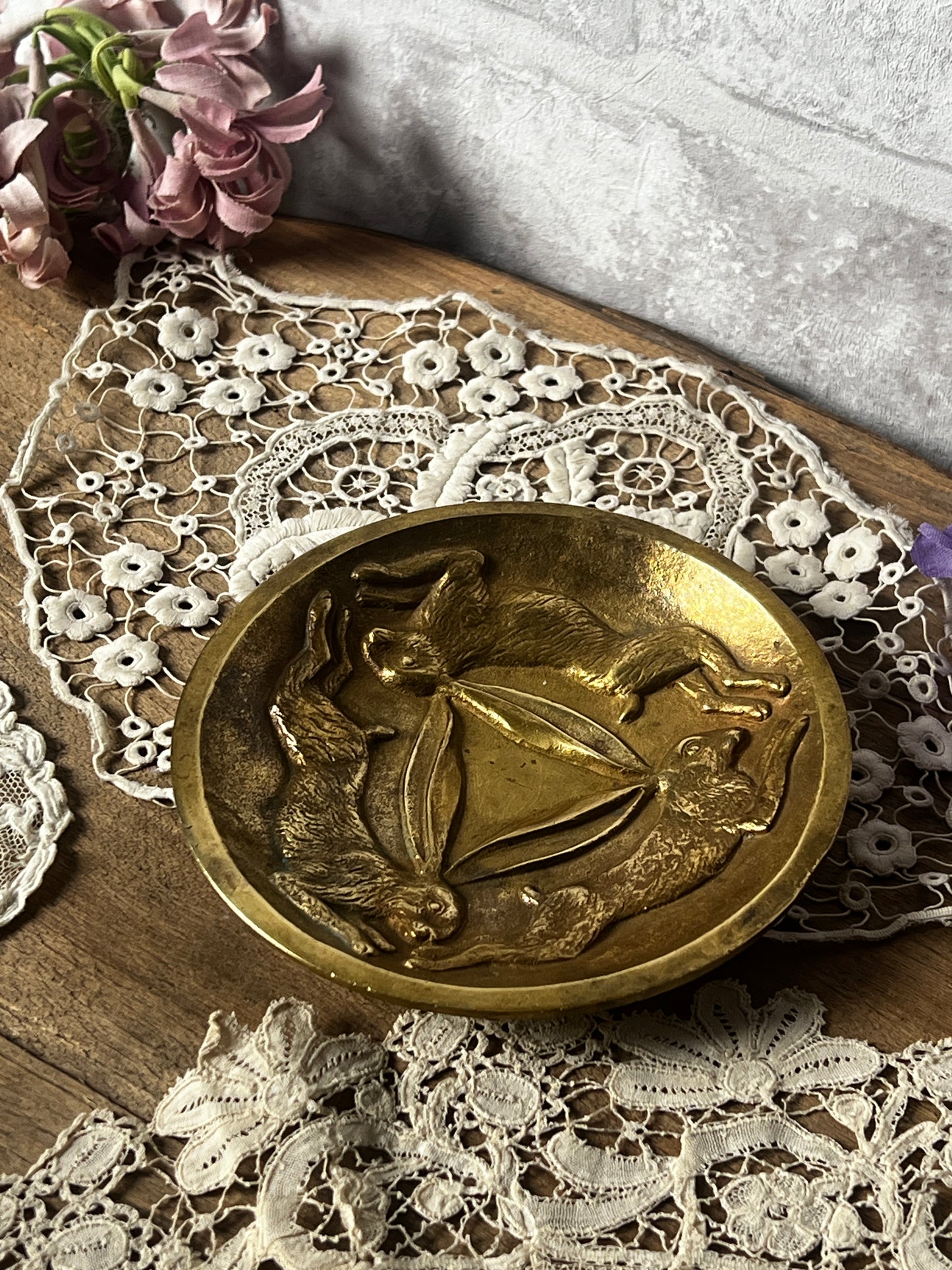 ★うさぎ真鍮皿