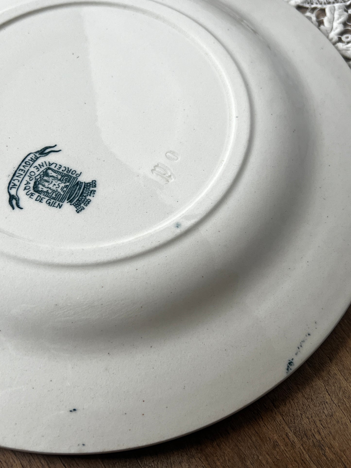 つばめのアンティーク皿(GIEN)