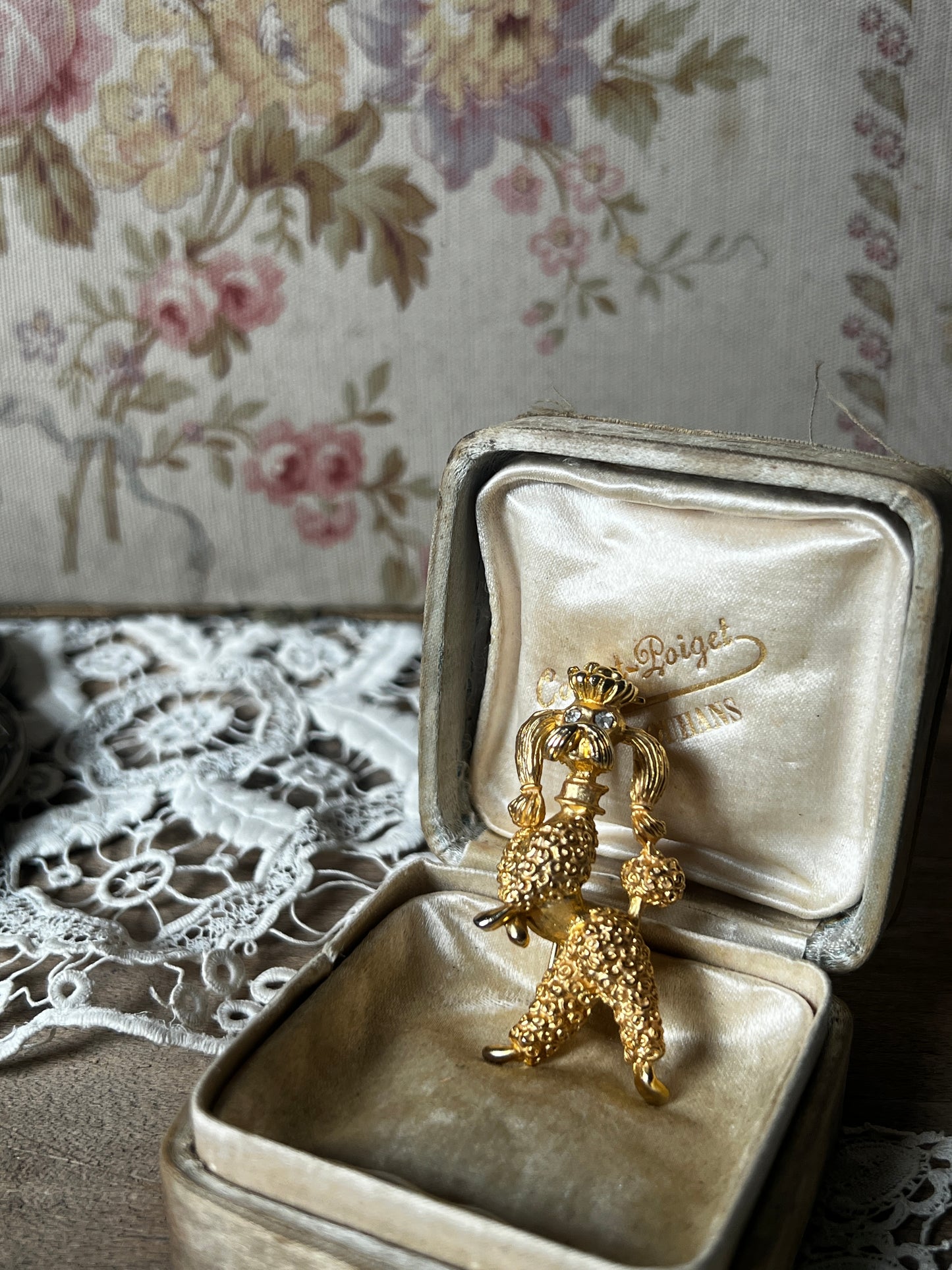 ヴィンテージブローチ(プードル)