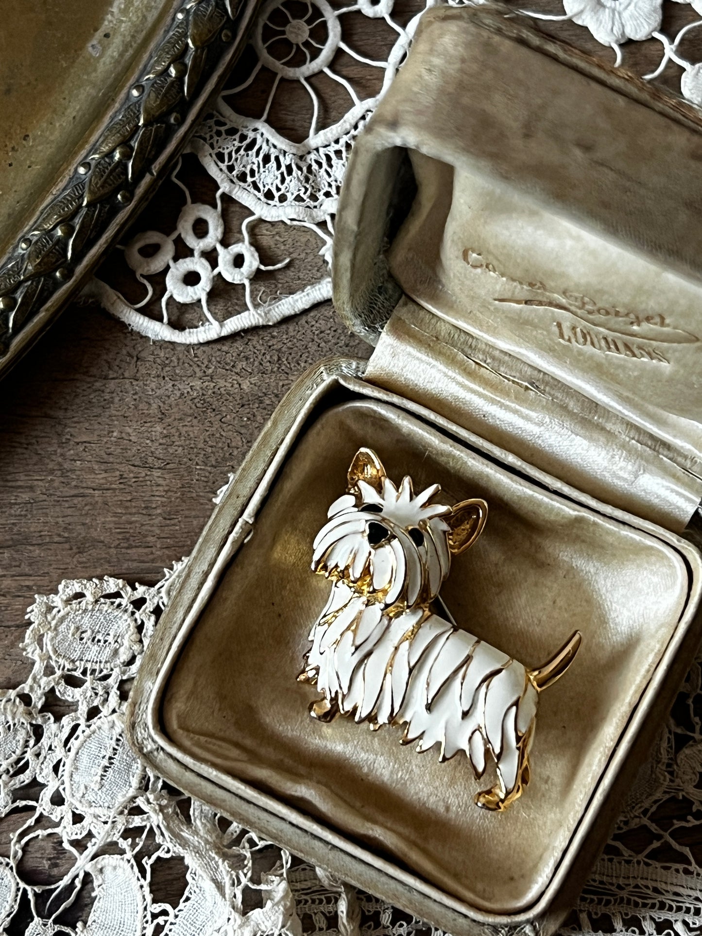 ★ヴィンテージブローチ(テリア)