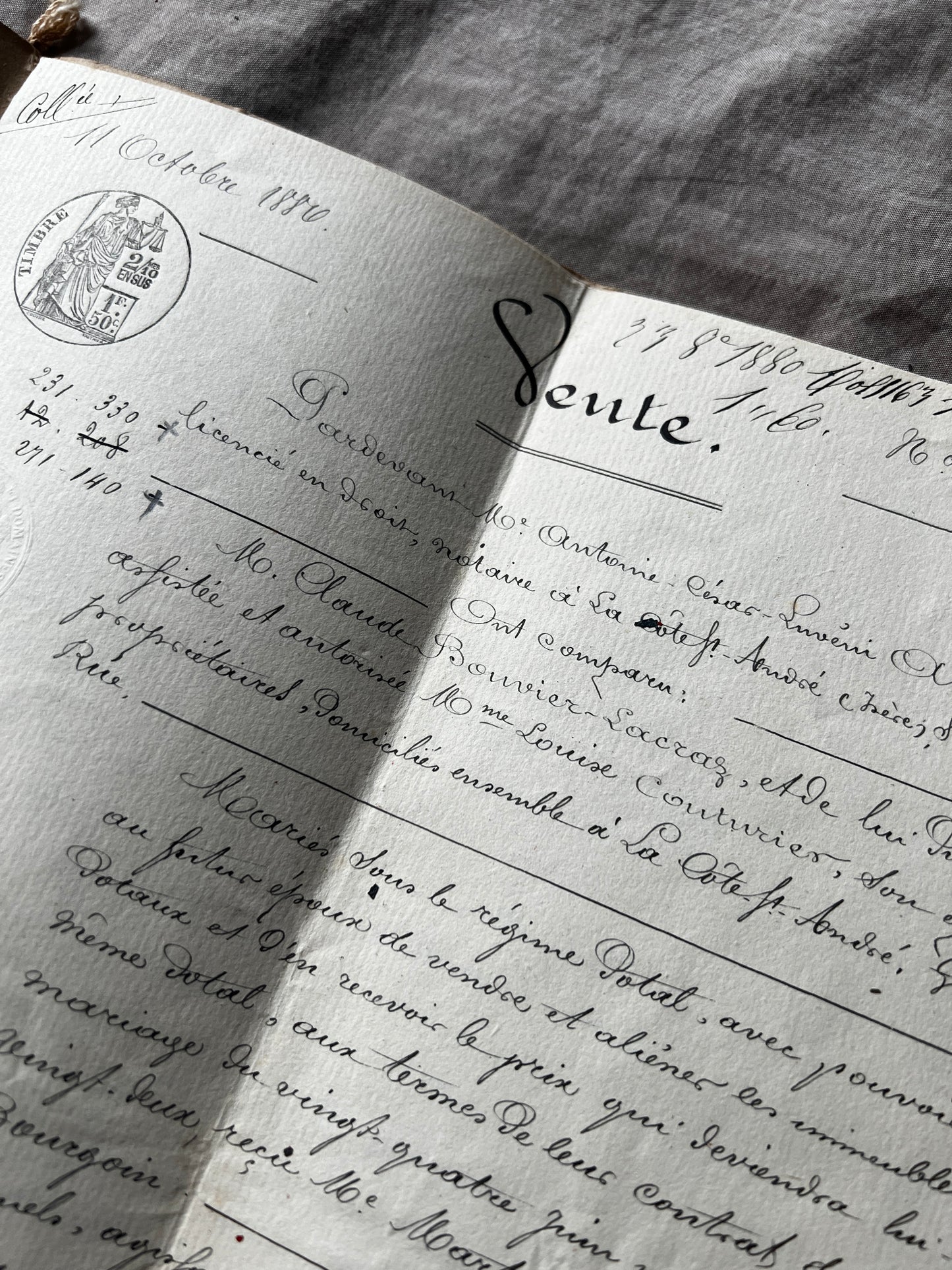 ★19世紀の古紙