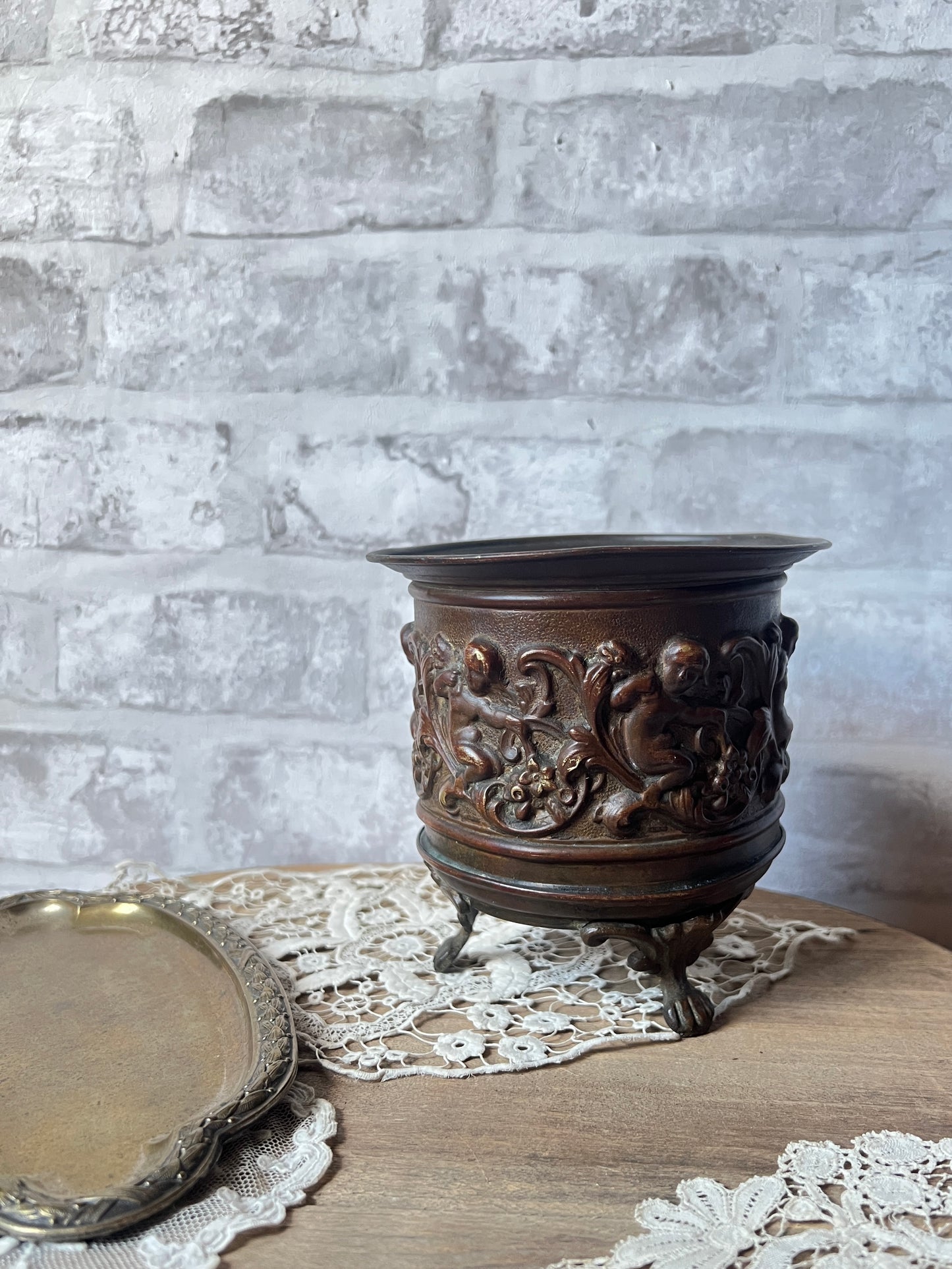 ★真鍮製天使のポット