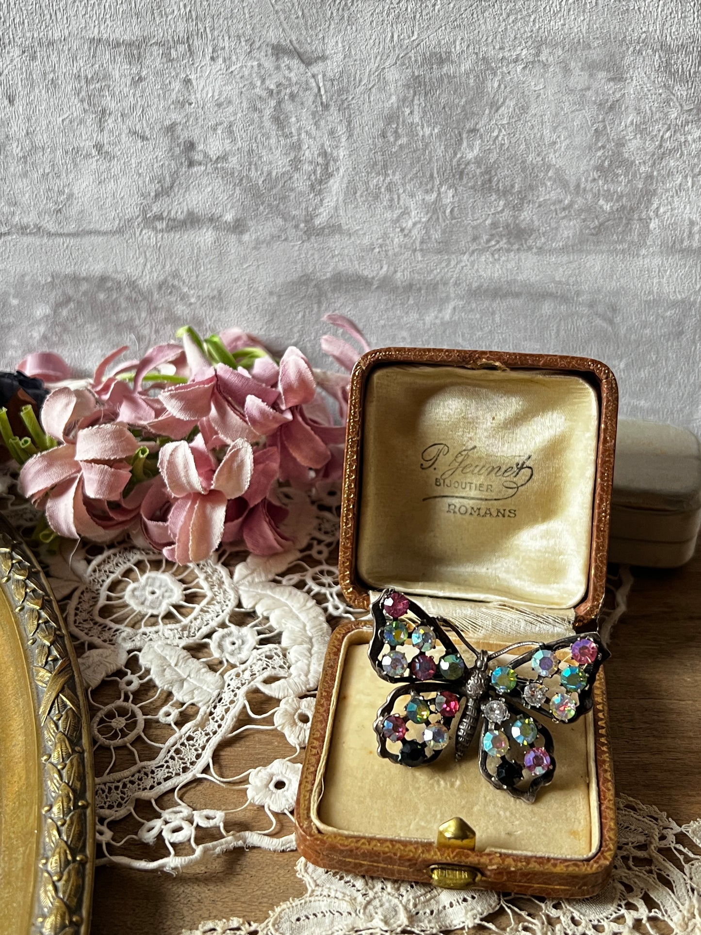 アンティークブローチ(パピヨン)