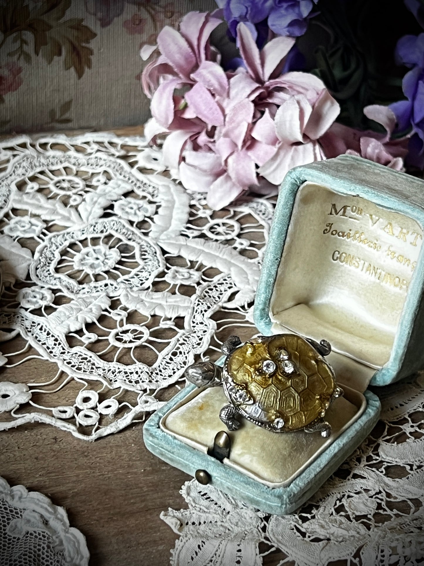 アンティークブローチ(亀)