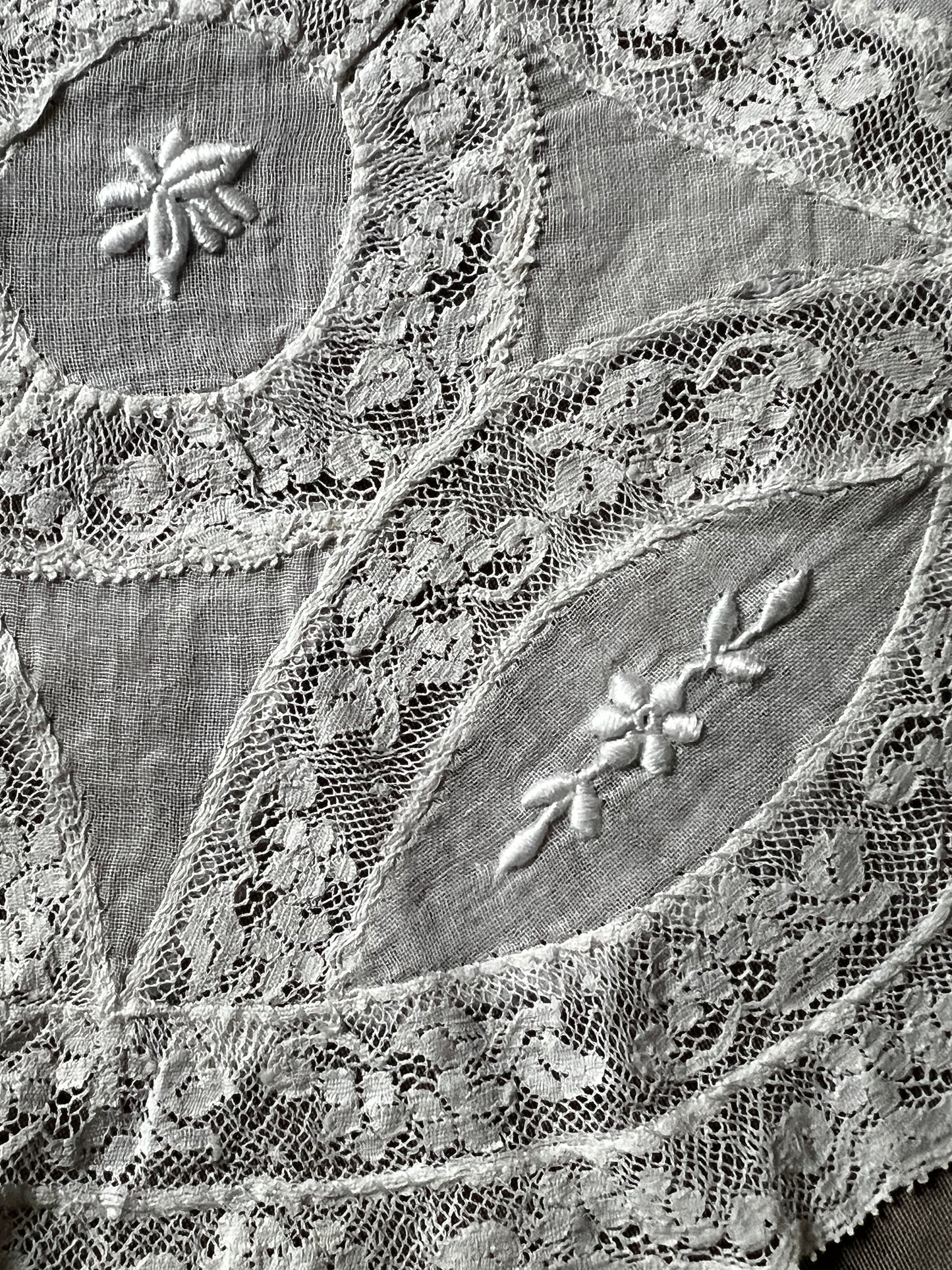 ノルマンディレースドイリー2枚セット