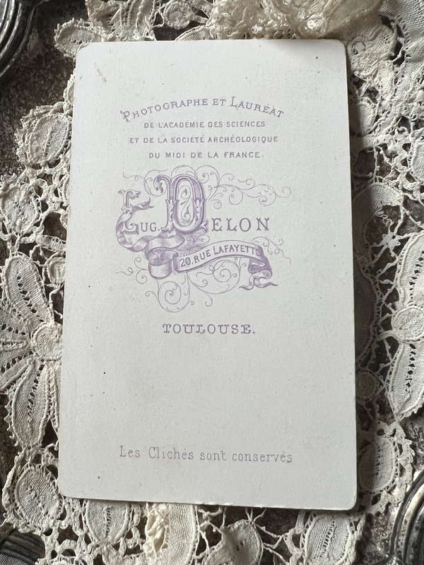 名刺版写真 カルトドヴィジット