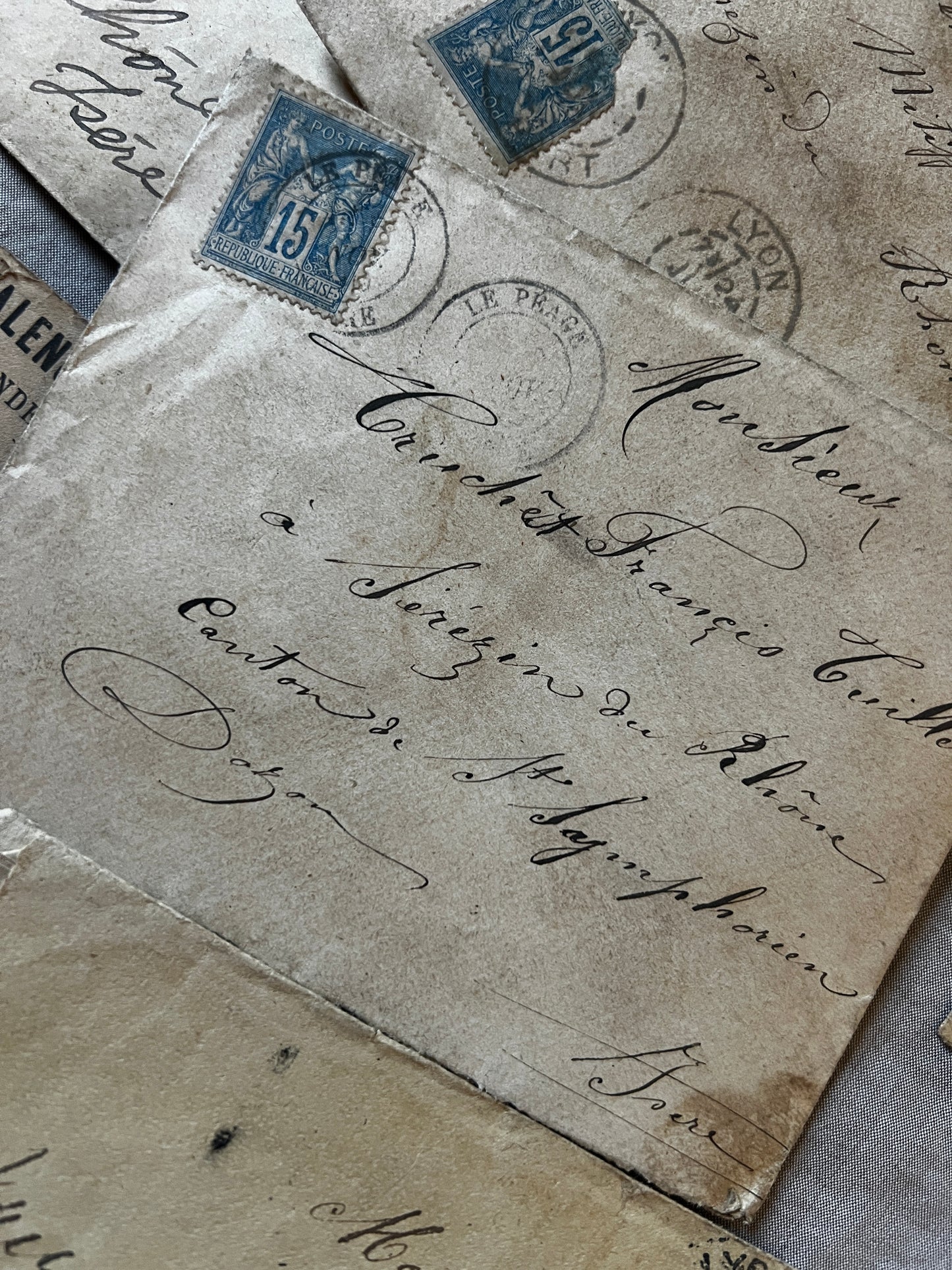 19世紀の手紙束(封筒)