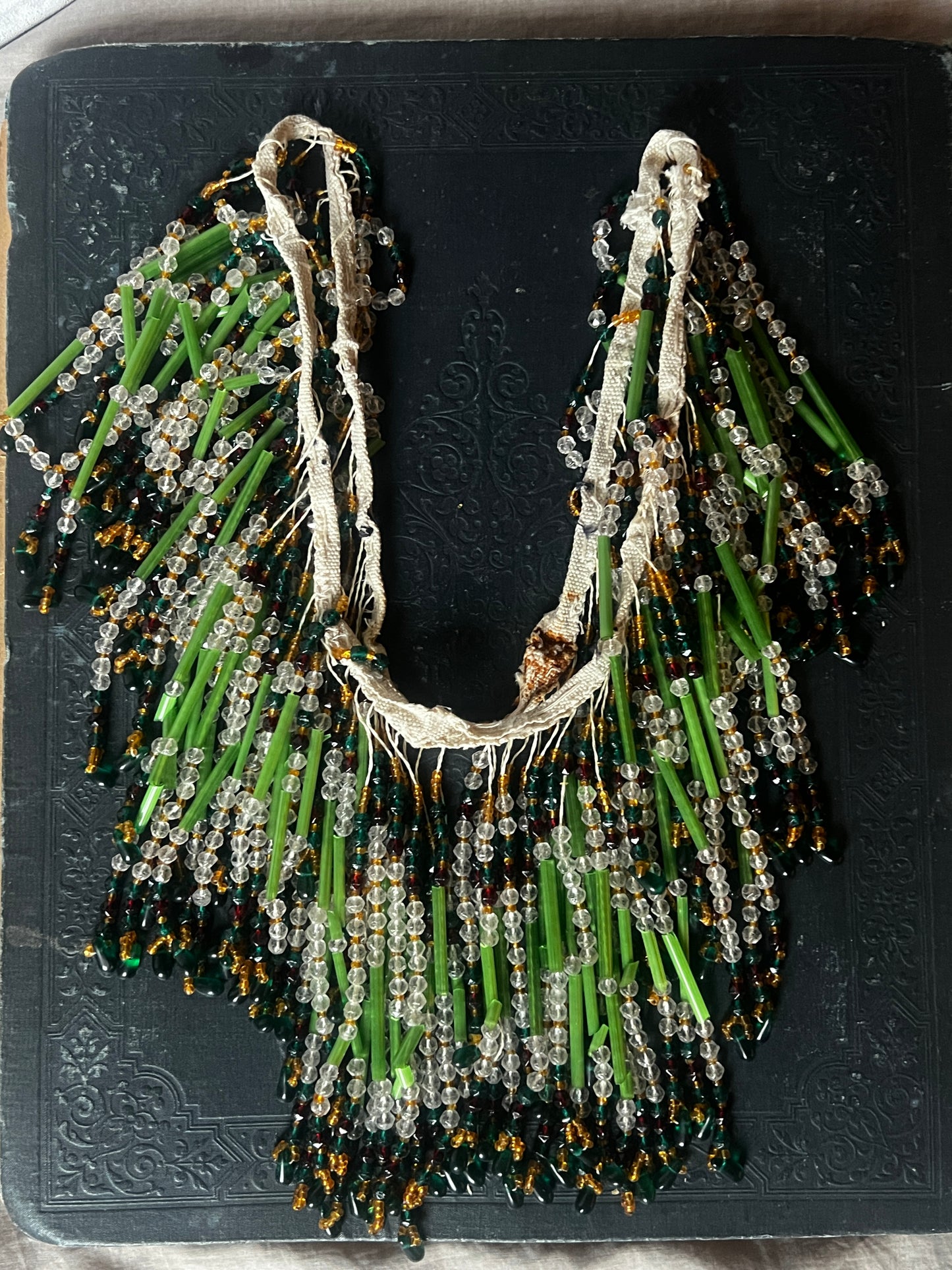 ★ガラスパーツのランプ飾り