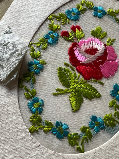 刺繍カード