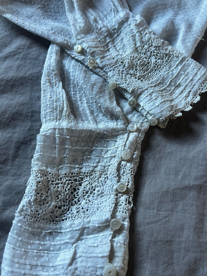 ★刺繍とレースの袖セット