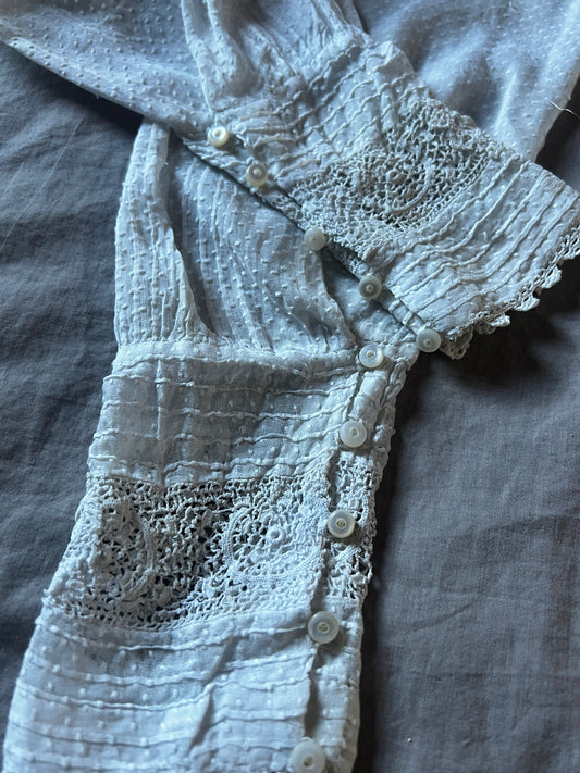 ★刺繍とレースの袖セット