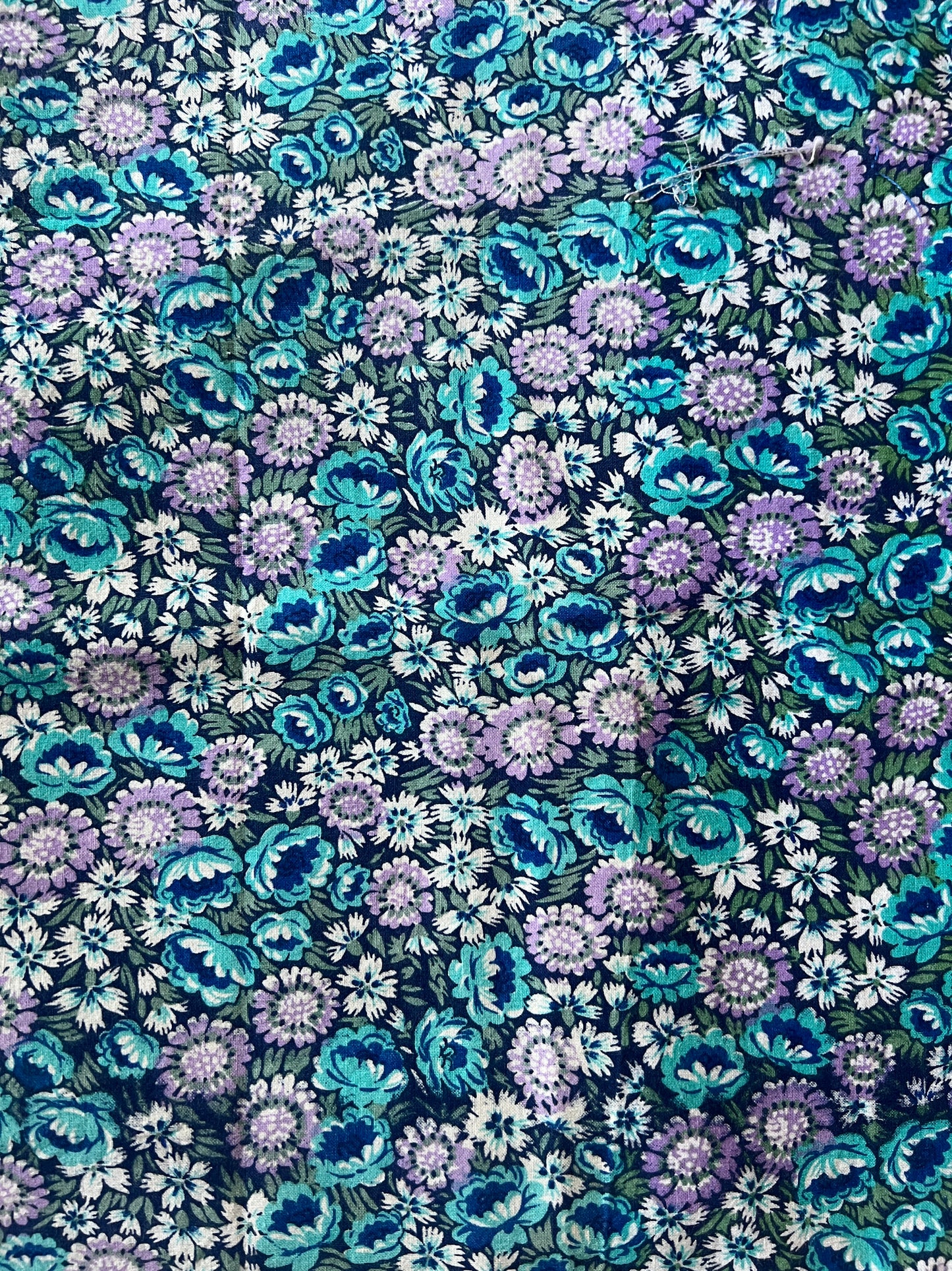 ビンテージプリント端布