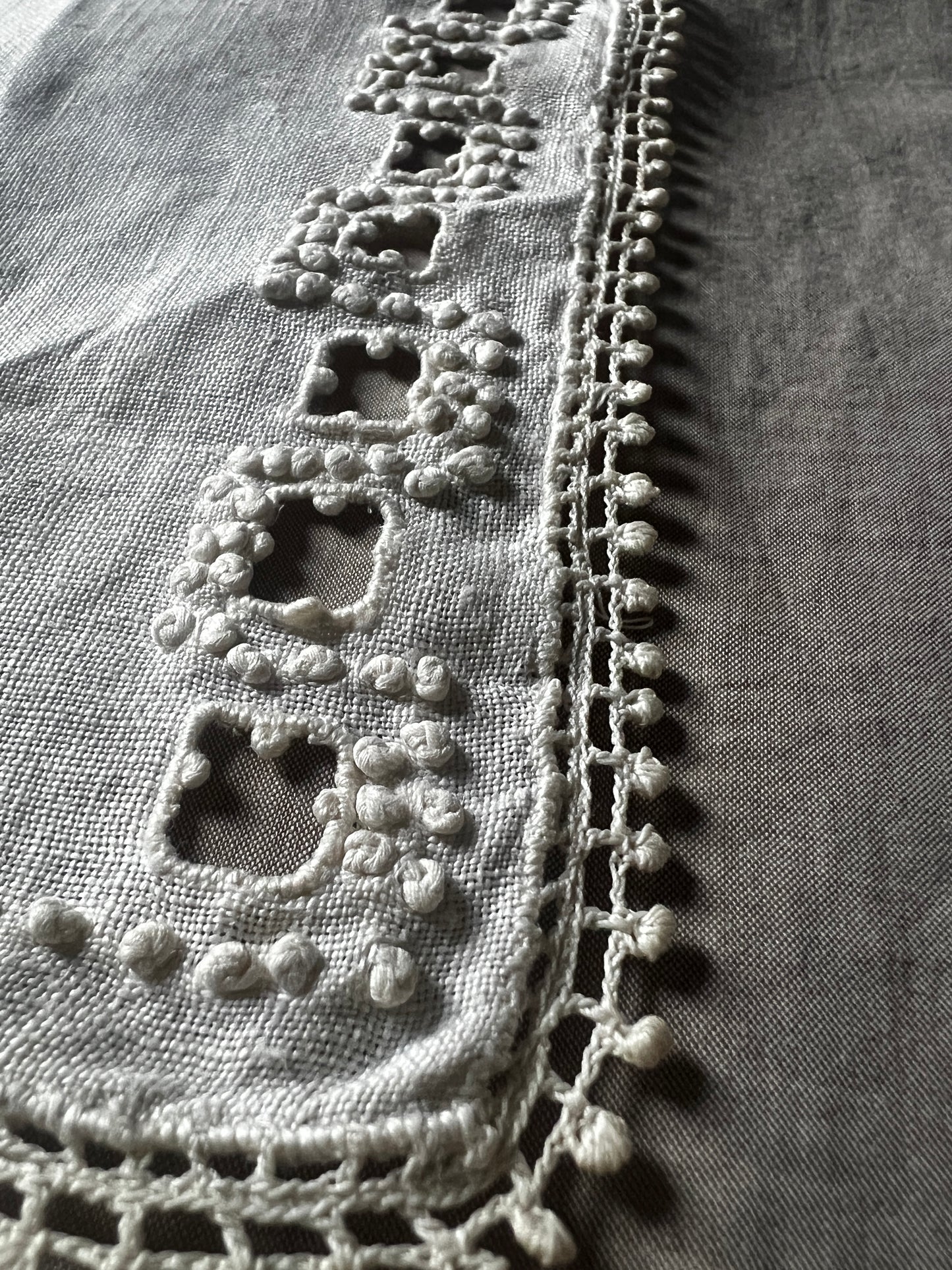 ★刺繍のミニクロス