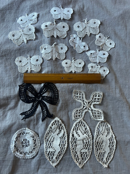 アンティークレースモチーフセット