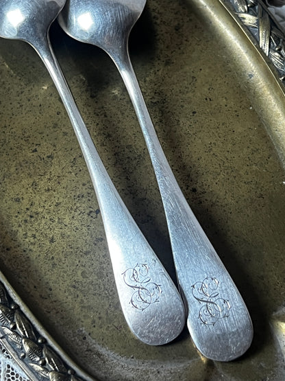 ★モノグラム入りカフェスプーンセット