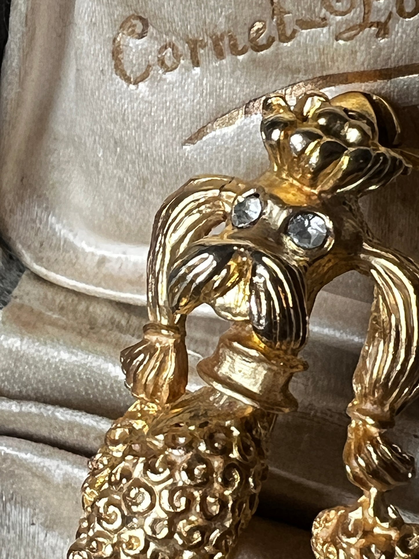 ヴィンテージブローチ(プードル)