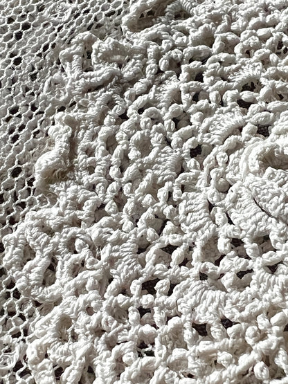 チュールとクロシェのドレスパーツ