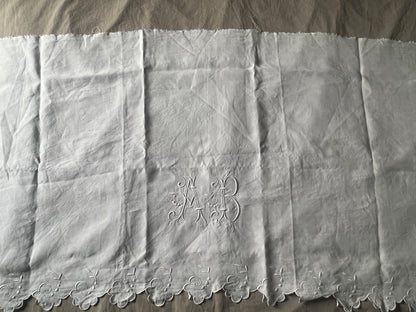 モノグラム刺繍端布