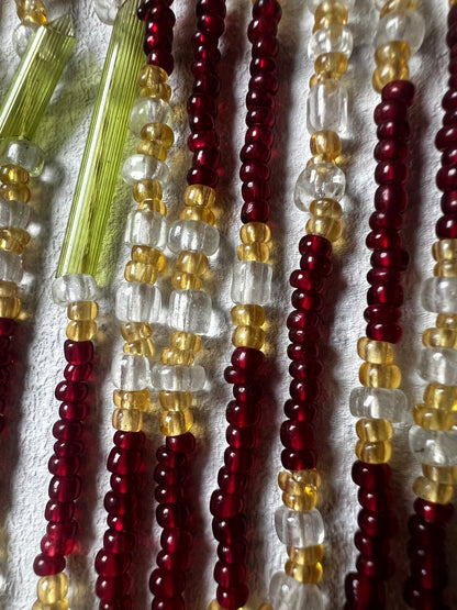 ★ガラスパーツのランプ飾り