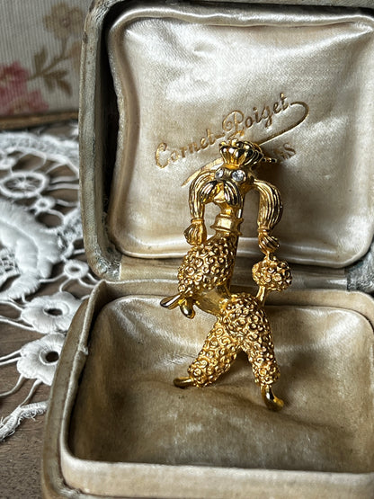 ヴィンテージブローチ(プードル)