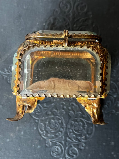 ★ガラスのジュエリーケース(ダメージ)