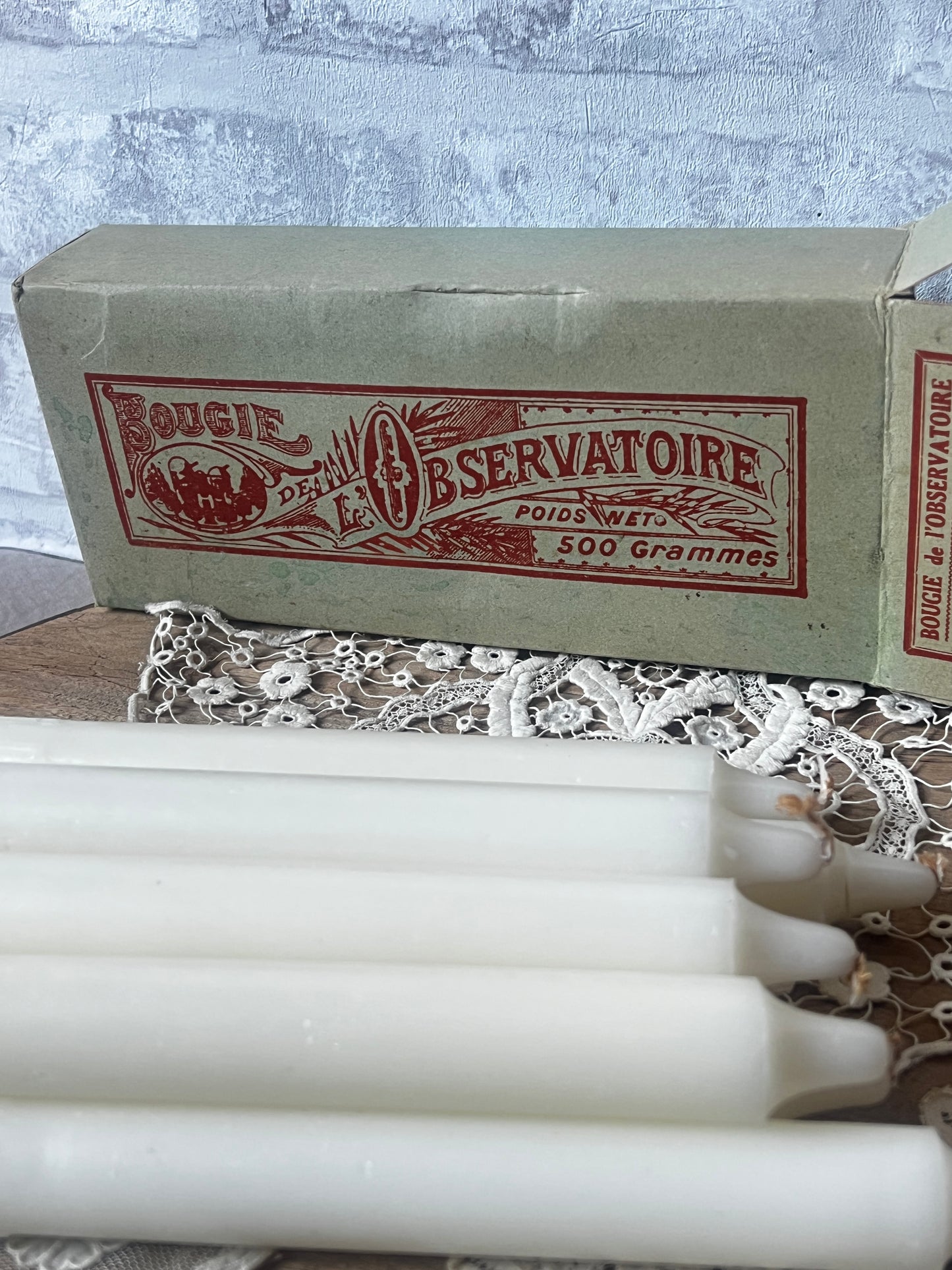 紙箱入りろうそく(OBSERVATOIR)