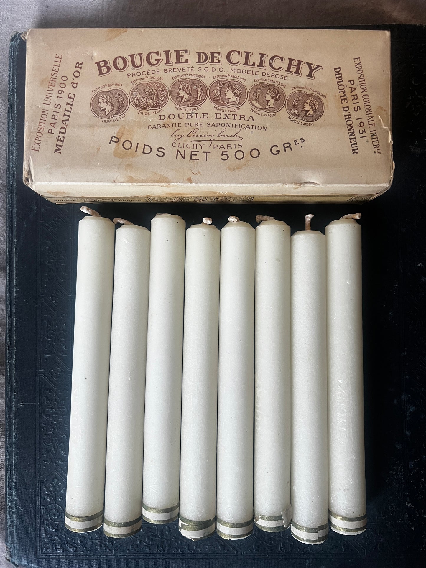 紙箱入りろうそく(CLICHY)【ダメージ値引き】