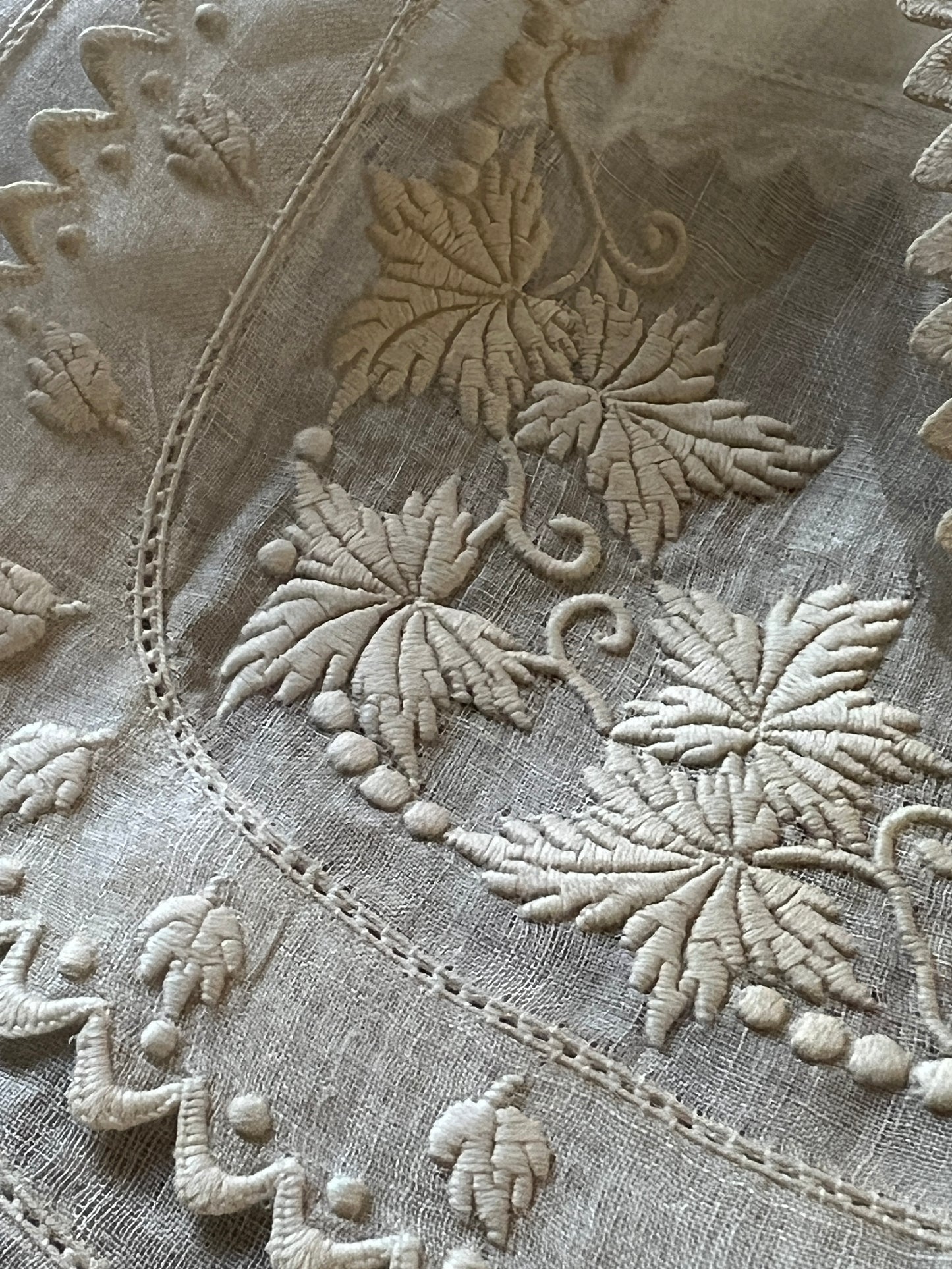 白刺繍飾り襟