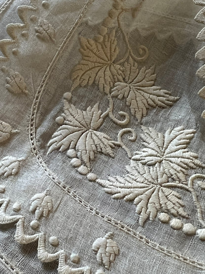 白刺繍飾り襟