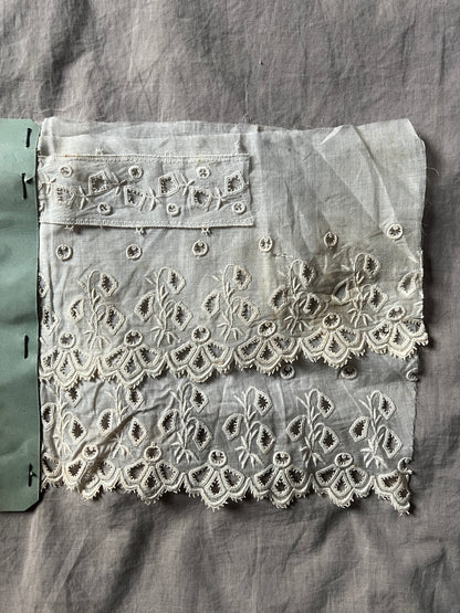 刺繍レース見本