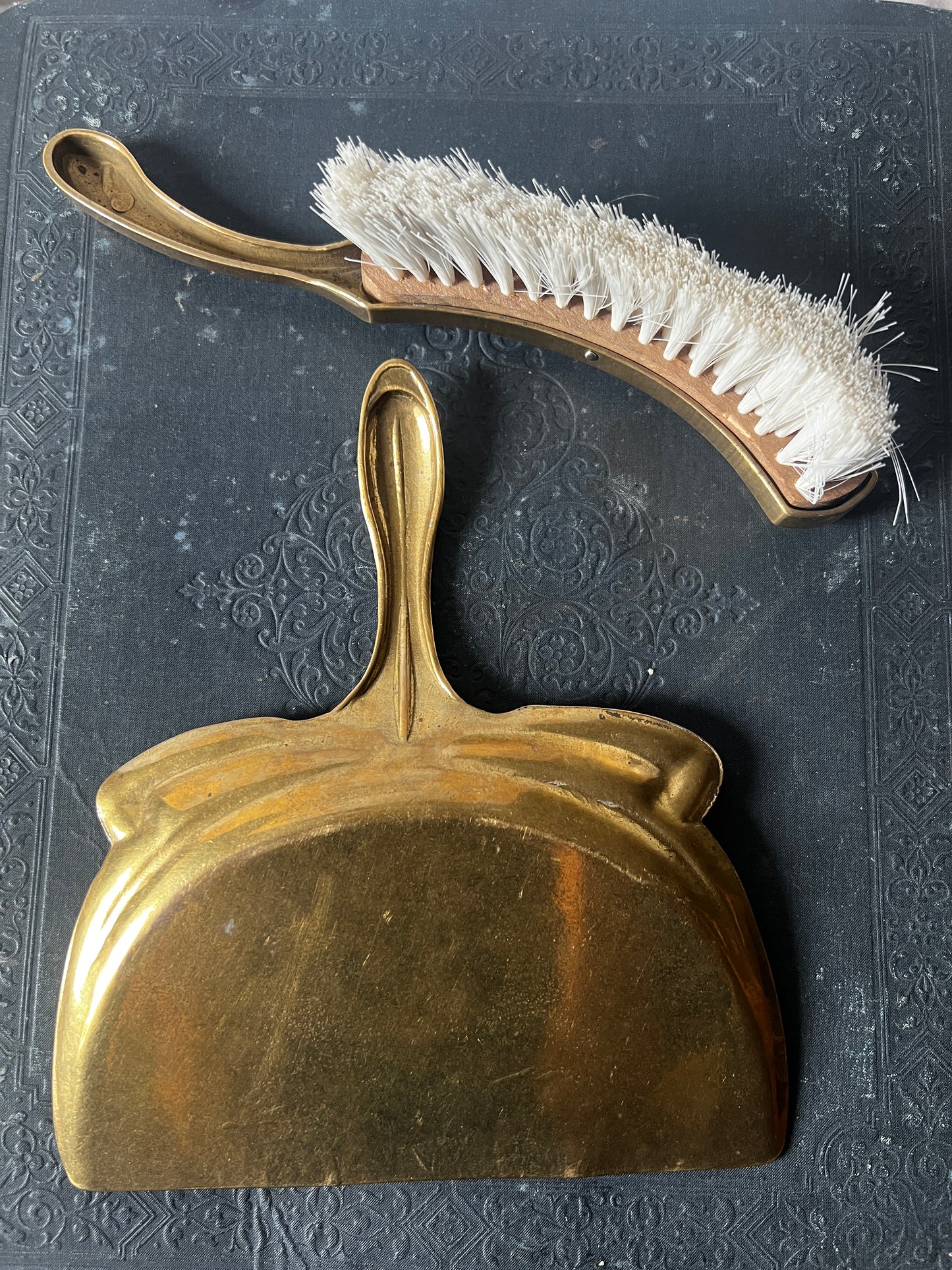 真鍮製ダストパンセット