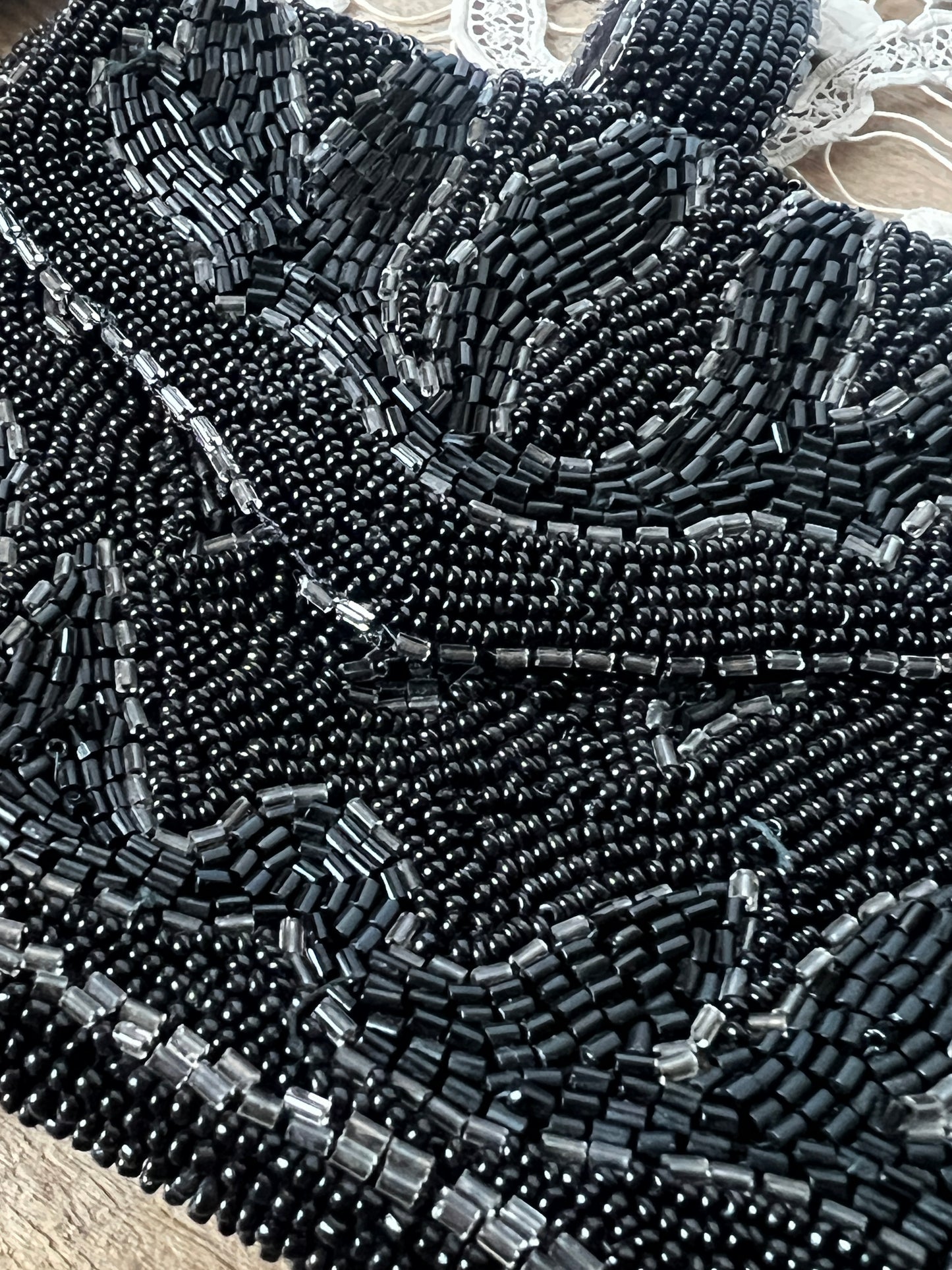 ビーズのミニサック