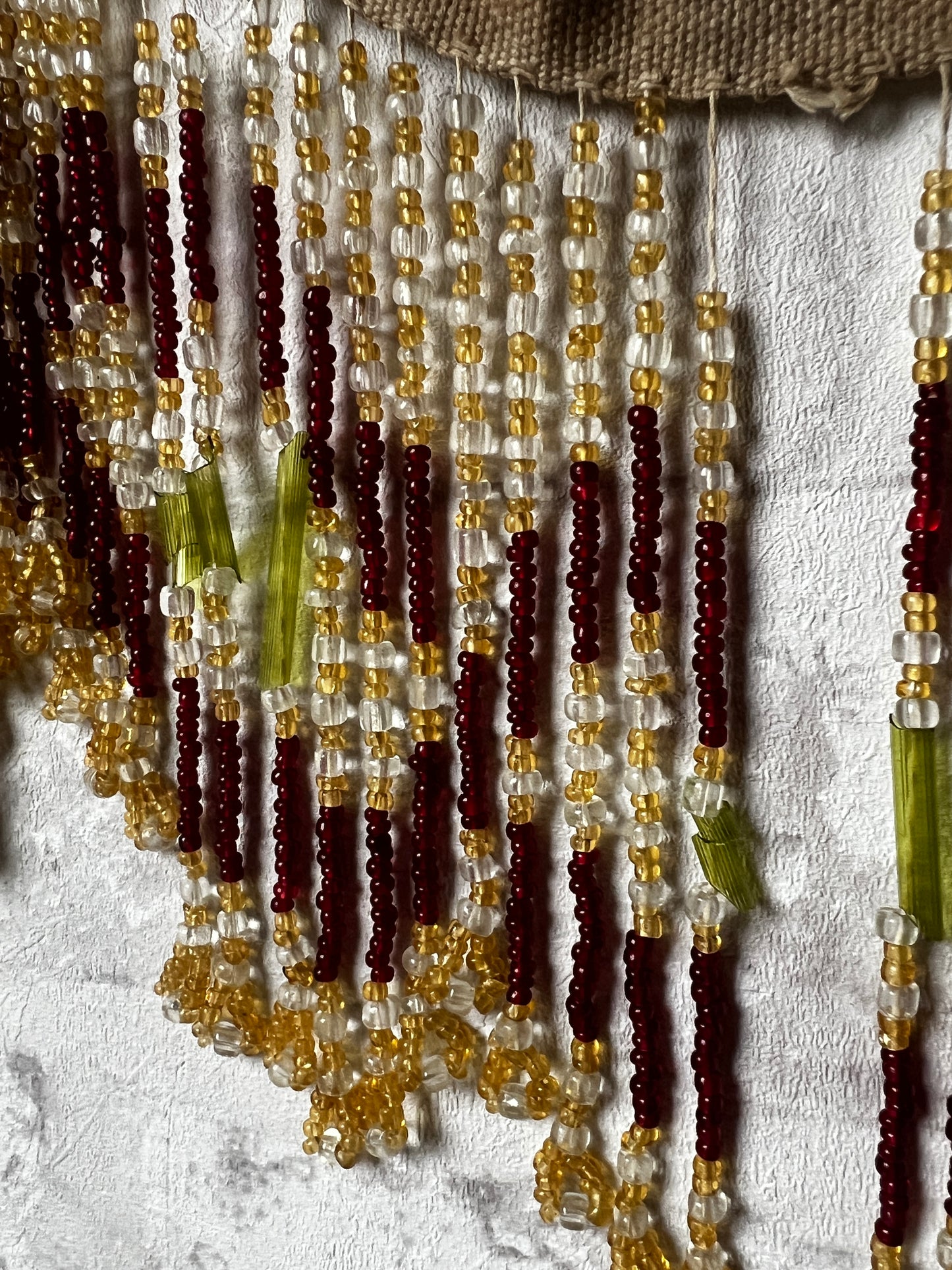 ★ガラスパーツのランプ飾り