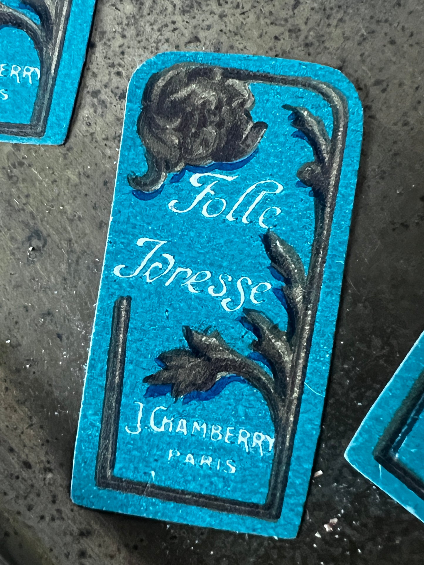 香水小瓶のラベルセット