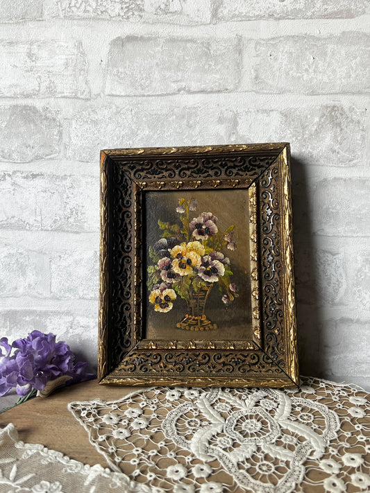 ★額縁付き油絵