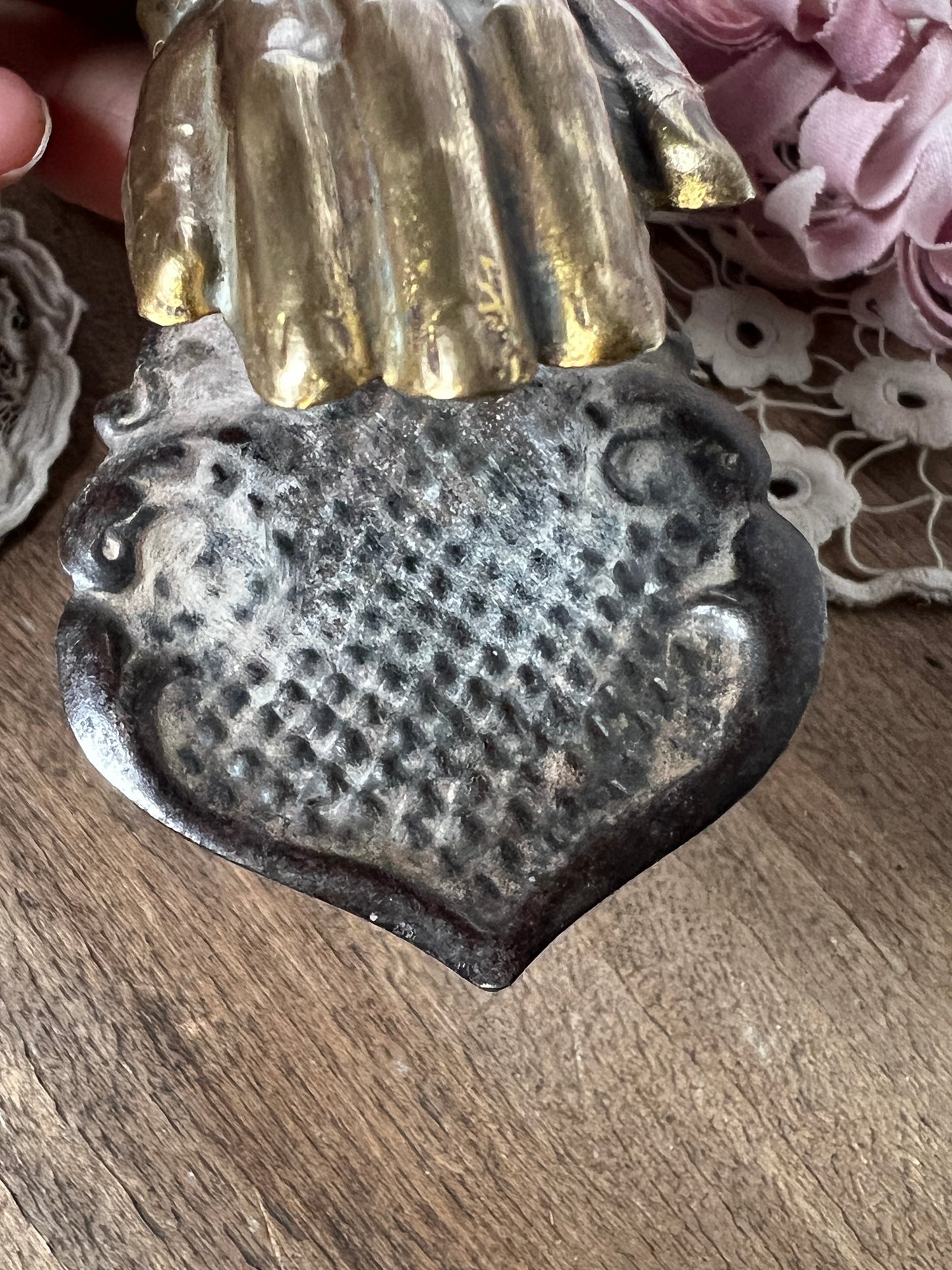 ★真鍮製ハンドモチーフクリップ