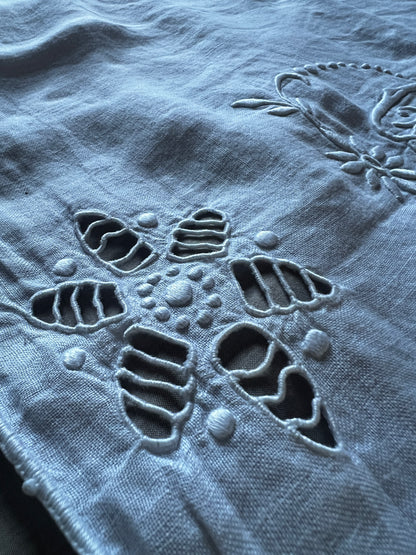 モノグラム刺繍端布