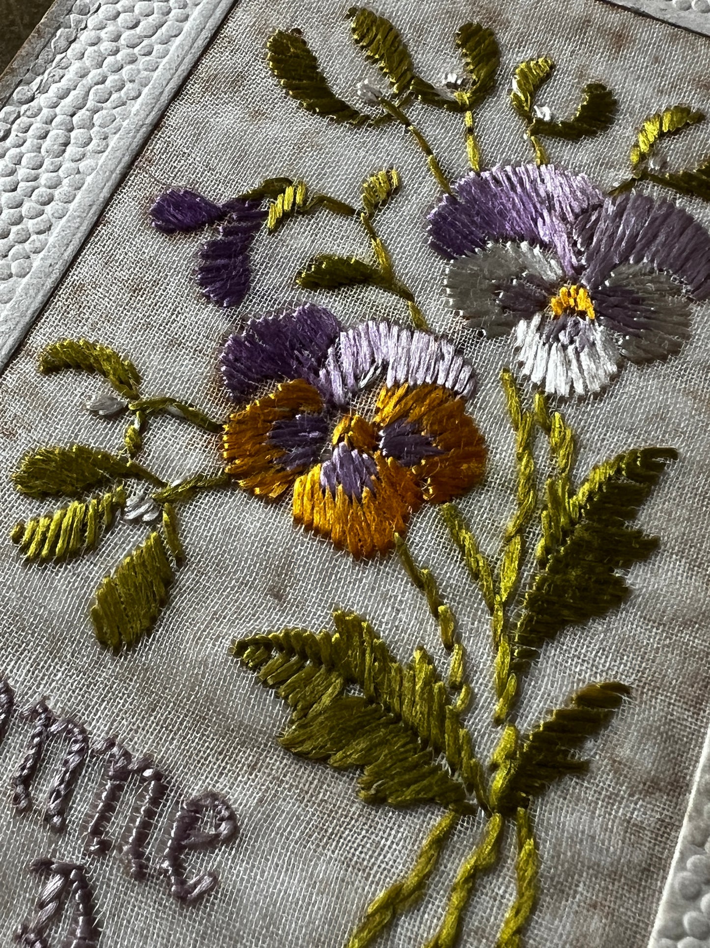 刺繍カード