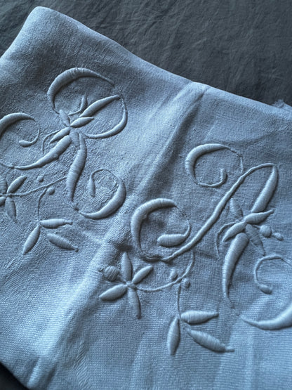 モノグラム刺繍端布セット