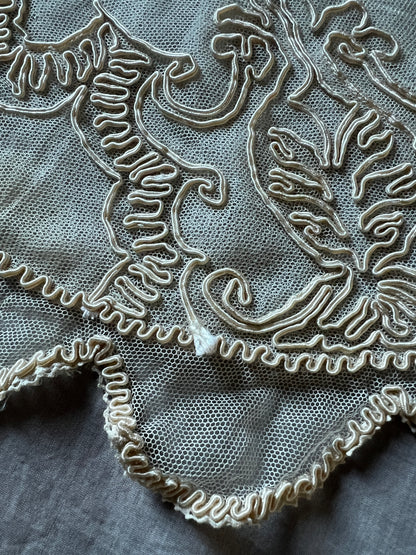 チュールレースクッションカバー