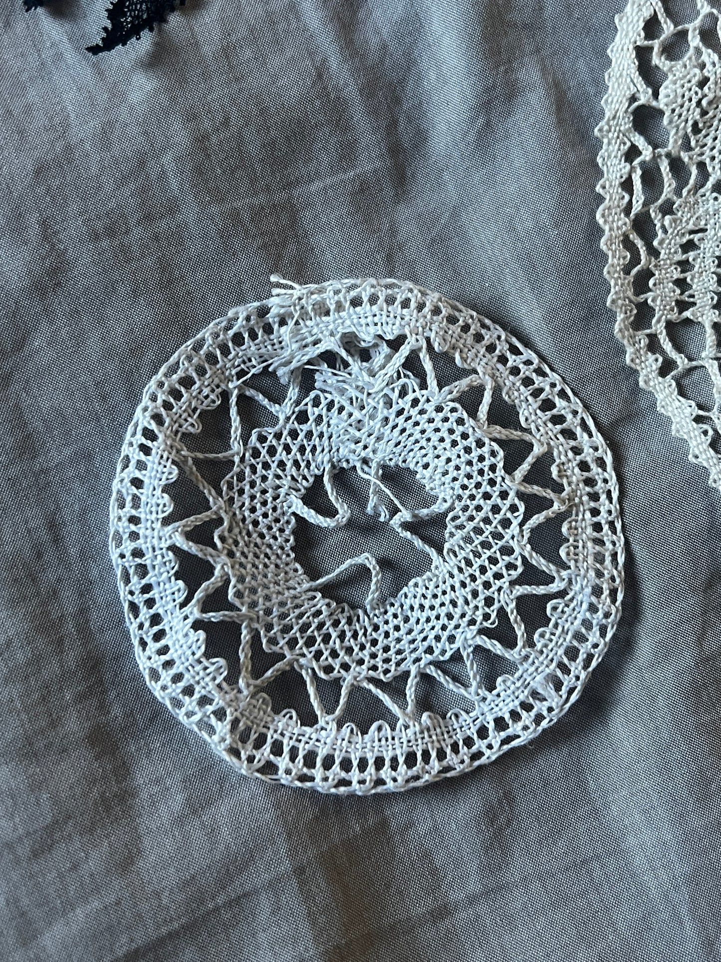 アンティークレースモチーフセット