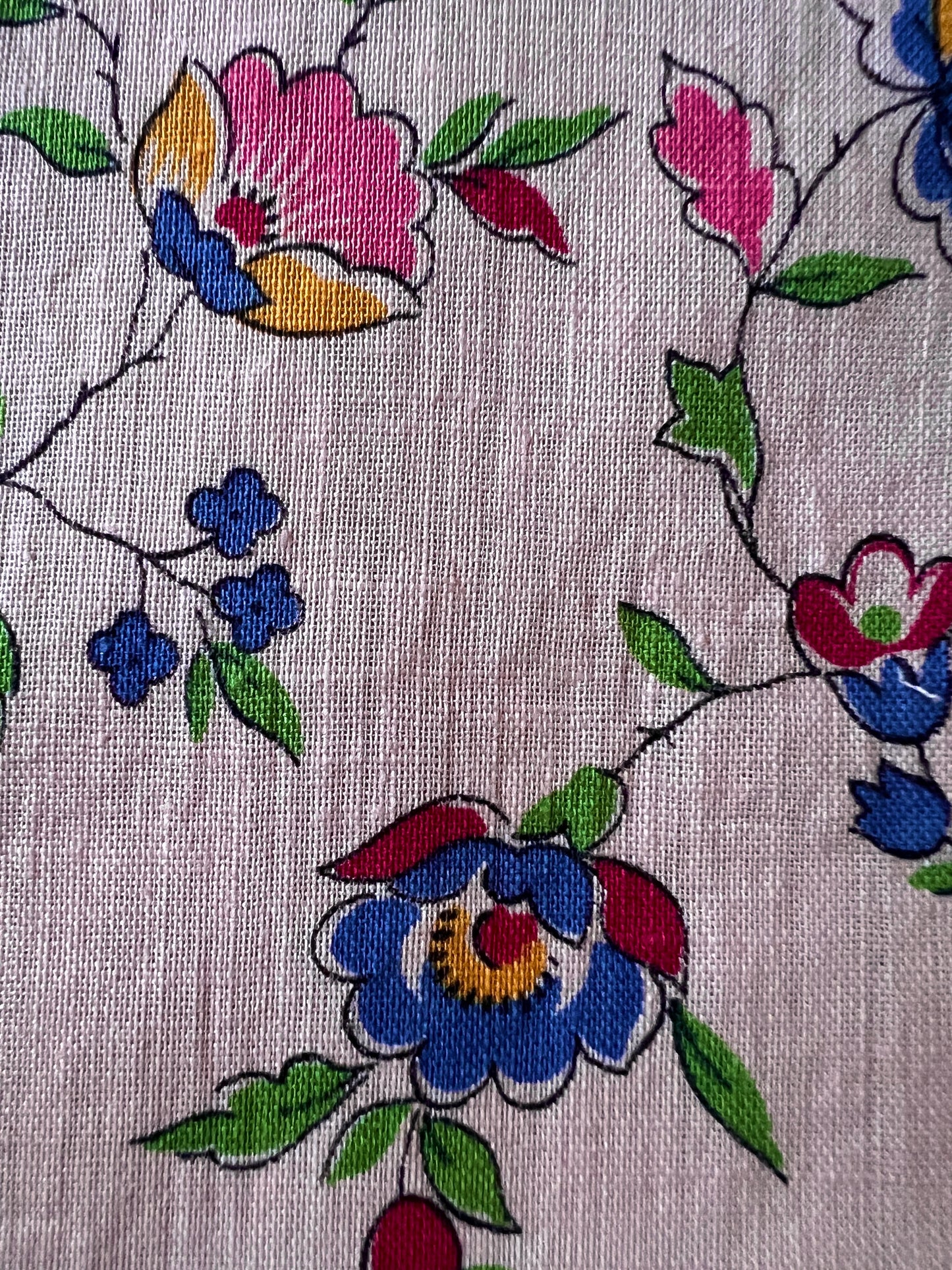 ビンテージプリント端布セット